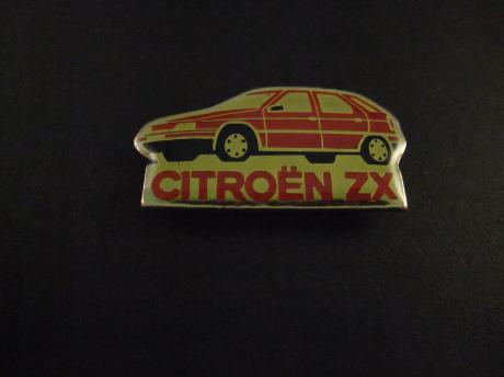 Citroën ZX personenauto rode letters